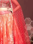 free-half-sleeve-103-orange-women-lehenga-choli-latest-tasrika-original-imagznjycxrxv9fa